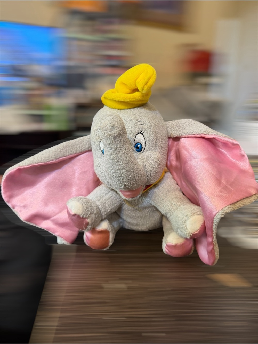 Disney Dumbo Plush - Gray, Pink & Yellow Stuffed Elephant